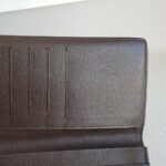 LV Bi-fold Long Wallet Damier Ebene Coated Canvas with Leather and Gold Hardware #ROOY-2 - Image 4