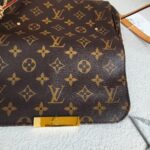 LV Favorite PM Brown Monogram Coated Canvas with Leather and Gold Hardware #ROTT-2 - Image 4