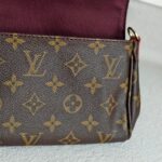LV Favorite PM Brown Monogram Coated Canvas with Leather and Gold Hardware #ROTT-2 - Image 17
