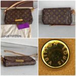 LV Favorite PM Brown Monogram Coated Canvas with Leather and Gold Hardware #ROTT-2 - Image 2