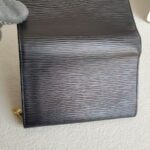 LV M63972 Portefeuille Tresor Wallet Black Epi Leather with Silver Hardware #ROOY-3 - Image 3
