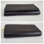 LV M63972 Portefeuille Tresor Wallet Black Epi Leather with Silver Hardware #ROOY-3 - Image 8