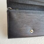 LV M63972 Portefeuille Tresor Wallet Black Epi Leather with Silver Hardware #ROOY-3 - Image 6