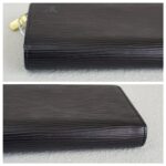 LV M63972 Portefeuille Tresor Wallet Black Epi Leather with Silver Hardware #ROOY-3 - Image 10