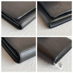 LV M63972 Portefeuille Tresor Wallet Black Epi Leather with Silver Hardware #ROOY-3 - Image 12