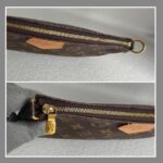 LV Multi Pochette Accessoires Brown Monogram Coated Canvas with Leather and Gold Hardware #RTRU-2 - Image 28