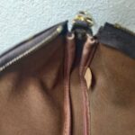 LV Multi Pochette Accessoires Brown Monogram Coated Canvas with Leather and Gold Hardware #RTRU-2 - Image 14