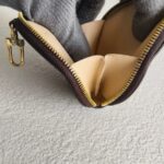 LV Multi Pochette Accessoires Brown Monogram Coated Canvas with Leather and Gold Hardware #RTRU-2 - Image 46