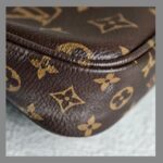 LV Multi Pochette Accessoires Brown Monogram Coated Canvas with Leather and Gold Hardware #RTRU-2 - Image 33