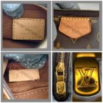 LV Multi Pochette Accessoires Brown Monogram Coated Canvas with Leather and Gold Hardware #RTRU-2 - Image 19