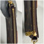 LV Multi Pochette Accessoires Brown Monogram Coated Canvas with Leather and Gold Hardware #RTRU-2 - Image 8