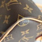 LV Nano Speedy M61252 Brown Monogram Coated Canvas with Leather and Gold Hardware #ROTT-1 - Image 9