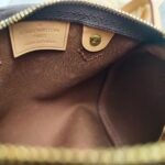 LV Nano Speedy M61252 Brown Monogram Coated Canvas with Leather and Gold Hardware #ROTT-1 - Image 25