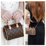 LV Nano Speedy M61252 Brown Monogram Coated Canvas with Leather and Gold Hardware #ROTT-1 - Image 30