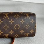LV Nano Speedy M61252 Brown Monogram Coated Canvas with Leather and Gold Hardware #ROTT-1 - Image 8