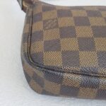 LV Pochette Accessoires Brown Damier Ebene Coated Canvas with Leather and Gold Hardware #RTKO-2 - Image 12