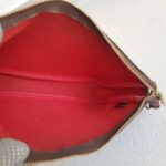 LV Pochette Accessoires Brown Damier Ebene Coated Canvas with Leather and Gold Hardware #RTKO-2 - Image 19
