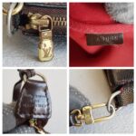 LV Pochette Accessoires Brown Damier Ebene Coated Canvas with Leather and Gold Hardware #RTKO-2 - Image 15