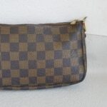 LV Pochette Accessoires Brown Damier Ebene Coated Canvas with Leather and Gold Hardware #RTKO-2 - Image 6