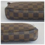 LV Pochette Accessoires Brown Damier Ebene Coated Canvas with Leather and Gold Hardware #RTKO-2 - Image 9