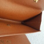 LV Vintage Sarah Wallet Brown Monogram Coated Canvas with Leather and Gold Hardware #ROYY-3 - Image 21