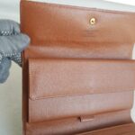 LV Vintage Sarah Wallet Brown Monogram Coated Canvas with Leather and Gold Hardware #ROYY-3 - Image 14