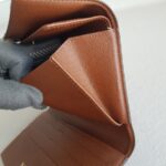 LV Vintage Sarah Wallet Brown Monogram Coated Canvas with Leather and Gold Hardware #ROYY-3 - Image 12