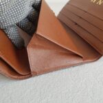 LV Vintage Sarah Wallet Brown Monogram Coated Canvas with Leather and Gold Hardware #ROYY-3 - Image 13