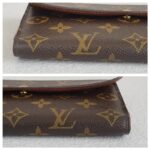 LV Vintage Sarah Wallet Brown Monogram Coated Canvas with Leather and Gold Hardware #ROYY-3 - Image 8