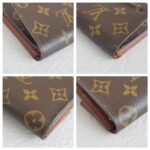 LV Vintage Sarah Wallet Brown Monogram Coated Canvas with Leather and Gold Hardware #ROYY-3 - Image 11