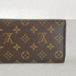 LV Vintage Sarah Wallet Brown Monogram Coated Canvas with Leather and Gold Hardware #ROYY-3 - Image 6