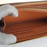 LV Zippy Wallet Brown Monogram Coated Canvas with Leather and Gold Hardware #ROOU-1 - Image 17