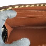 LV Zippy Wallet Brown Monogram Coated Canvas with Leather and Gold Hardware #ROOU-1 - Image 19
