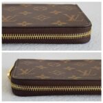 LV Zippy Wallet Brown Monogram Coated Canvas with Leather and Gold Hardware #ROOU-1 - Image 9