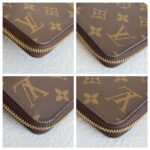 LV Zippy Wallet Brown Monogram Coated Canvas with Leather and Gold Hardware #ROOU-1 - Image 11