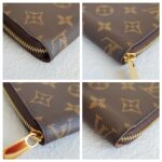 LV Zippy Wallet Brown Monogram Coated Canvas with Leather and Gold Hardware #ROOU-1 - Image 10