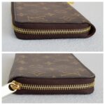 LV Zippy Wallet Brown Monogram Coated Canvas with Leather and Gold Hardware #ROOU-1 - Image 7