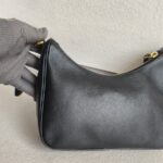 Prada 1BH204 Re-Edition Black Saffiano Leather with Gold Hardware #ROOK-1 - Image 5