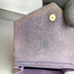 YSL Lou Lou Mini Bag Purple/pink Canvas with Leather and Gold Hardware #ROST-2 - Image 16
