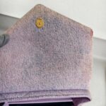 YSL Lou Lou Mini Bag Purple/pink Canvas with Leather and Gold Hardware #ROST-2 - Image 17