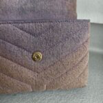 YSL Lou Lou Mini Bag Purple/pink Canvas with Leather and Gold Hardware #ROST-2 - Image 19
