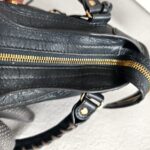 Balenciaga City Mini Grey Lambskin with Gold Hardware #RRUT-1 - Image 9