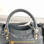 Balenciaga City Mini Grey Lambskin with Gold Hardware #RRUT-1 - Image 17