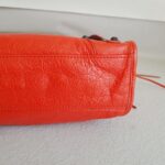 Balenciaga City Mini Red Lambskin with Antique Gold Hardware #RRSU-7 - Image 13