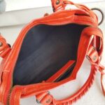 Balenciaga City Mini Red Lambskin with Antique Gold Hardware #RRSU-7 - Image 27