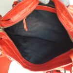 Balenciaga City Mini Red Lambskin with Antique Gold Hardware #RRSU-7 - Image 28