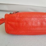 Balenciaga City Mini Red Lambskin with Antique Gold Hardware #RRSU-7 - Image 12