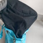 Balenciaga La Cagole XS Bucket bag Blue Croc Embossed Leather with Silver Hardware #RORT-12 - Image 20