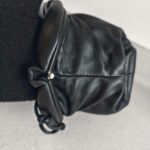 Bottega Veneta Mini Pouch Clutch/Crossbody Bag Black Leather with Silver Hardware #RRLT-1 - Image 21