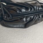 Bottega Veneta Mini Pouch Clutch/Crossbody Bag Black Leather with Silver Hardware #RRLT-1 - Image 11